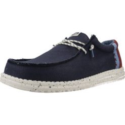 Buty HEY DUDE WALLY BREAK HEY DAY Niebieski. Niebieskie buty turystyczne Hey dude, bez wzorów, z tkaniny, bez zapięcia, trekkingowe. Za 329.15 zł.