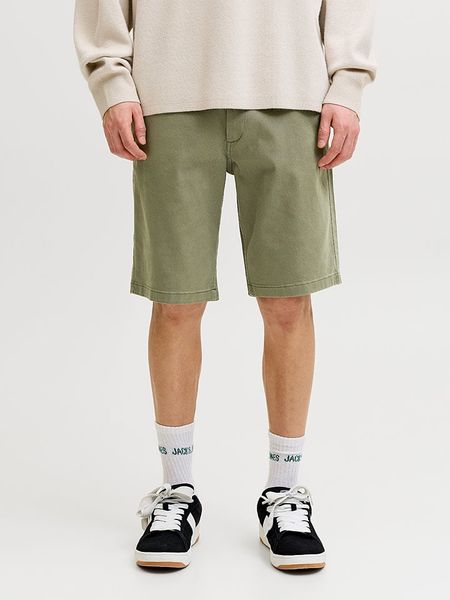 Jack & Jones Szorty "Fred" w kolorze khaki rozmiar: XL. Brązowe szorty Jack & Jones, xl, bez wzorów, z bawełny. Za 87.40 zł.