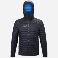 Kurtka puchowa męska MILLET Evole Light 700 Hd M active fit. Czarne odzież kompresyjna Millet, l, bez wzorów, z materiału, outdoorowe. Za 870.30 zł.
