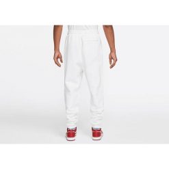 Spodnie męskie nike air jordan sport dna fleece pants white. Białe spodnie treningowe długie Jordan, m, bez wzorów, z dresówki. Za 329.00 zł.