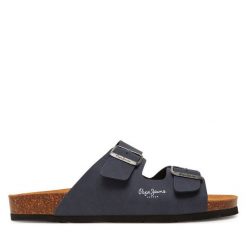 Klapki Pepe Jeans. Niebieskie klapki Pepe Jeans, z jeansu. Za 229.99 zł.