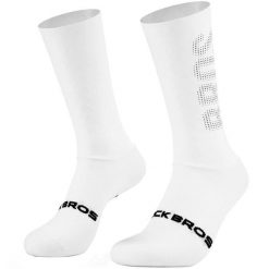 Skarpetki rowerowe dla dorosłych kompresyjne Rockbros RB9006 aero. Białe skarpety ROCKBROS, bez wzorów. Za 69.00 zł.