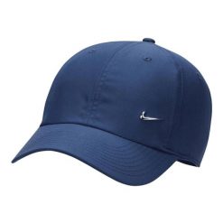 Czapka Z Daszkiem Unisex Dla Dorosłych DF Club. Niebieskie czapki z daszkiem Nike, bez wzorów. Za 148.99 zł.