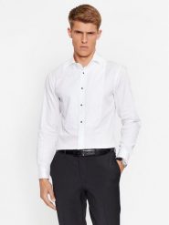 Boss Koszula H-Hank-Tux3-231 50503261 Biały Slim Fit. Białe koszule Boss, m, bez wzorów, z bawełny, bez kołnierzyka, bez ramiączek. Za 1,139.00 zł.