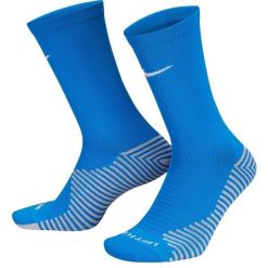 Skarpety Unisex Dla Dorosłych Strike Crew. Niebieskie skarpety Nike, bez wzorów. Za 67.99 zł.