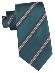 Klasyczny Krawat Klubowy - Alties - Zieleń w Prążek. Zielone krawaty i muchy Alties, bez wzorów, z tkaniny. Za 49.00 zł.