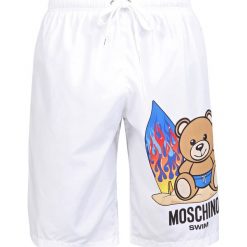 MOSCHINO SWIM Szorty kąpielowe white. Kąpielówki marki MOSCHINO SWIM. W wyprzedaży za 407.20 zł.