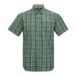 Męska Koszula Z Krótkim Rękawem Mindano Multi Check. Niebieskie koszule Regatta, m, bez wzorów, z materiału, bez kołnierzyka, bez ramiączek. Za 128.99 zł.