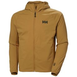 Kurtka wodoodporna z kapturem Helly Hansen Odin LT Stretch 2.0. Brązowe kurtki przeciwdeszczowe Helly Hansen, bez wzorów, z kapturem. Za 959.50 zł.