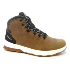 Buty trekkingowe męskie Grisport Texas. Brązowe buty trekkingowe Grisport, bez wzorów, z gumy, za kostkę, bez zapięcia, trekkingowe. Za 565.00 zł.