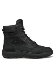 Geox Kozaki U Nebula + Grip B Ab U46HFC 0FFBC C9999 Czarny. Czarne kozaki Geox, bez wzorów, ze skóry, bez obcasa, bez zapięcia. Za 799.99 zł.