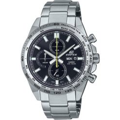 Zegarek męski Casio EFR-574D-1AVUEF, Quartz, 42mm, 10ATM. Czarne zegarki Casio. Za 630.35 zł.