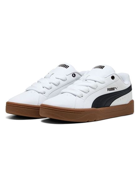 Puma Sneakersy "Park Lifestyle Easy" w kolorze biało-czarnym rozmiar: 43. Białe buty sportowe casual Puma, bez wzorów, bez zapięcia. Za 179.95 zł.