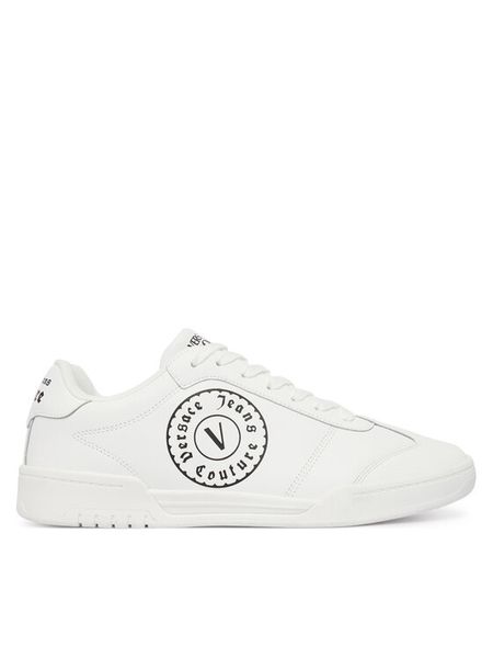 Versace Jeans Couture Sneakersy 80YA3SD1 ZPB84 Biały. Białe buty sportowe casual Versace Jeans Couture, bez wzorów, z jeansu, bez zapięcia. Za 859.99 zł.