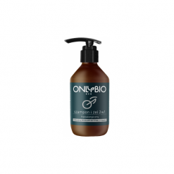 Hipoalergiczny szampon i żel 2w1 dla mężczyzn OnlyBio 250ml. Pielęgnacja ciała marki Only Bio. Za 28.89 zł.