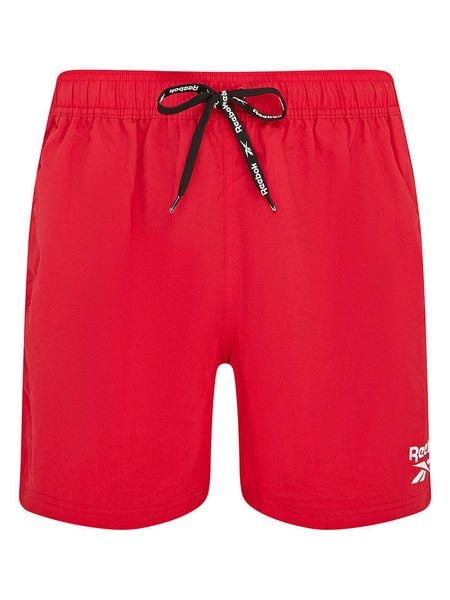 Reebok Szorty kąpielowe "Duke" w kolorze czerwonym rozmiar: M. Czerwone kąpielówki Reebok, m, bez wzorów, z materiału. Za 75.16 zł.