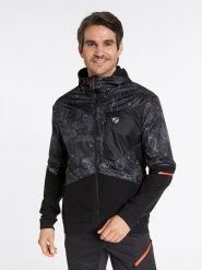 Ziener Kurtka funkcyjna "Nikolo" w kolorze szaro-czarnym rozmiar: 58. Czarne kurtki outdoor i hardshell Ziener, bez wzorów, bez kaptura. Za 163.64 zł.