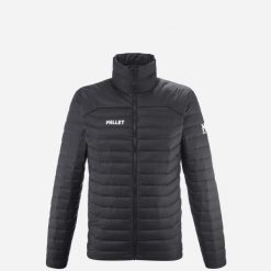 Kurtka puchowa męska MILLET Evole Light 700 Jkt M. Czarne odzież kompresyjna Millet, m, bez wzorów, z materiału, outdoorowe. Za 659.00 zł.