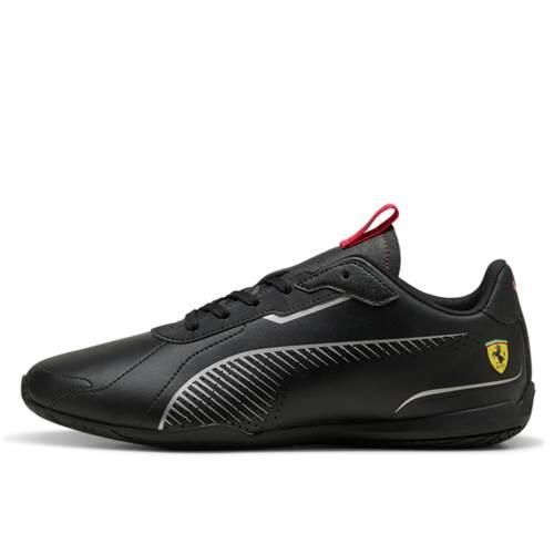 Buty do chodzenia męskie Puma Ferrari Neo Cat 3.0. Czarne buty sportowe casual Puma, bez wzorów, z materiału, bez zapięcia. Za 268.99 zł.