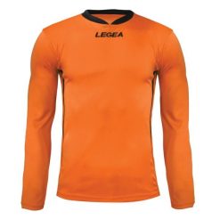 Męska Koszulka Biegowa Dusseldorf ML Długie Rękawy Pomarańczowo-Czarna. Brązowe bluzki z długim rękawem Legea, m, bez wzorów, z poliesteru, bez kołnierzyka, bez ramiączek. W wyprzedaży za 52.00 zł.