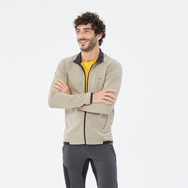 Second Life - Polar turystyczny męski Quechua MH500 zamek - Stan Dobry. Brązowe odzież kompresyjna QUECHUA, l, bez wzorów, z elastanu, trekkingowe. Za 104.99 zł.