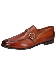 MELVIN & HAMILTON Skórzane mokasyny "Dawson 1" w kolorze jasnobrązowym rozmiar: 40. Brązowe botki sznurowane Melvin & Hamilton, bez wzorów, bez obcasa, bez zapięcia. Za 434.99 zł.