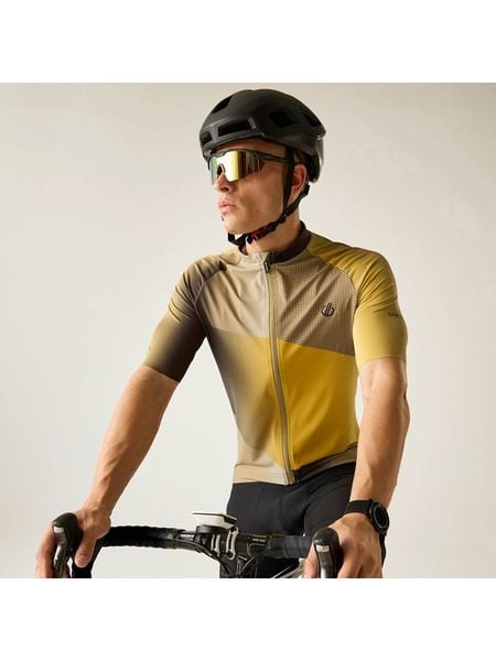 Dare 2b Koszulka kolarska "Lightning" w kolorze żółtym rozmiar: XL. Żółte t-shirty sportowe Dare 2B, bez wzorów, z materiału, bez ramiączek, rowerowe. Za 135.81 zł.