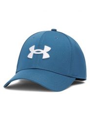 Under Armour Czapka "Blitzing" w kolorze niebieskim rozmiar: L/XL. Niebieskie czapki z daszkiem Under Armour, bez wzorów. Za 60.45 zł.