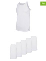 Fila Podkoszulki (5 szt.) w kolorze białym rozmiar: XXL. Białe podkoszulki Fila, xxl, bez wzorów, bez ramiączek. Za 187.99 zł.