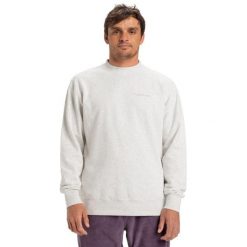 Bluza z okrągłym dekoltem dla Mężczyzn SALT WATER Szary. Szare bluzy Quiksilver, m, bez wzorów, z bawełny, bez kaptura. Za 249.99 zł.