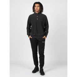 Bluza trekking męska. Czarne bluzy Champion, m, bez wzorów, z bawełny, bez kaptura. Za 261.00 zł.