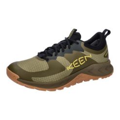 Buty trekkingowe Keen Versacore WP. Zielone trekkingi Keen, bez wzorów, bez zapięcia. W wyprzedaży za 439.00 zł.