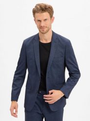 Finshley & Harding Kurtka Mężczyźni Regular Fit Sztuczne włókno niebieski, 102. Niebieskie kurtki Finshley & Harding, m, bez wzorów, z włókna, bez kaptura. Za 549.95 zł.