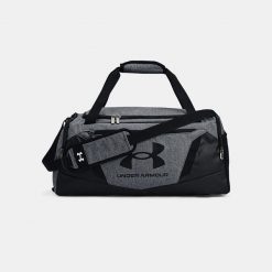 Torba sportowa UNDER ARMOUR Undeniable 5.0 Small Duffle Bag wodoodporna 40L. Czarne torby na ramię Under Armour, bez wzorów, z poliesteru, na ramię, bez dodatków. Za 129.99 zł.