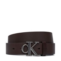 Pasek Calvin Klein. Brązowe paski CALVIN KLEIN, bez wzorów. Za 249.99 zł.
