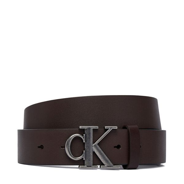 Pasek Calvin Klein. Brązowe paski CALVIN KLEIN, bez wzorów. Za 249.99 zł.