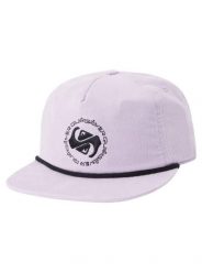 Czapka z daszkiem męska Quiksilver Soft Shock. Fioletowe czapki z daszkiem Quiksilver, na wiosnę, bez wzorów, z bawełny. Za 53.49 zł.