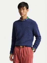 Polo Ralph Lauren Sweter 710B27270004 Granatowy Regular Fit. Niebieskie swetry rozpinane Polo Ralph Lauren, l, bez wzorów, z wełny, bez kołnierzyka, bez ramiączek. Za 1,599.00 zł.