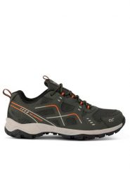 Regatta Trekkingi Vendeavour RMF785 Zielony. Zielone buty trekkingowe Regatta, bez wzorów, z tworzywa sztucznego, bez zapięcia. Za 429.99 zł.