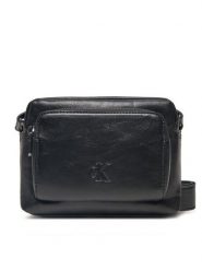 Calvin Klein Jeans Saszetka Tumbled Camera Bag Pu K50K512988 Czarny. Czarne saszetki i nerki Calvin Klein Jeans, bez wzorów, z jeansu. Za 219.99 zł.