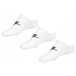 Skarpety Nike NK Nsw Everyday Essentials NS, 3 pary, niskie, białe. Białe skarpety Nike, bez wzorów, z poliesteru. Za 76.99 zł.