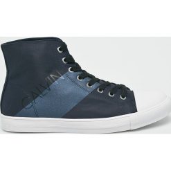 Calvin Klein Jeans - Trampki. Niebieskie trampki Calvin Klein Jeans, bez wzorów, bez zapięcia. W wyprzedaży za 269.90 zł.