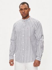 Tommy Jeans Koszula Mao DM0DM18960 Niebieski Regular Fit. Niebieskie koszule Tommy Jeans, m, bez wzorów, z bawełny, bez kołnierzyka, bez ramiączek. Za 399.99 zł.