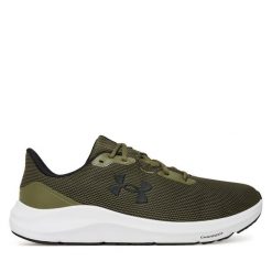 Buty do biegania Under Armour. Brązowe buty do biegania Under Armour, bez wzorów, bez zapięcia, do biegania. Za 229.99 zł.