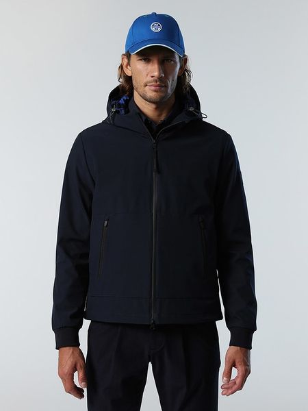 North Sails Kurtka softshellowa w kolorze granatowym rozmiar: 3XL. Niebieskie kurtki outdoor i hardshell North Sails, xl, bez wzorów, bez kaptura. Za 457.95 zł.