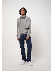 AUTHENTIC CASHMERE Kaszmirowy sweter "Victo" w kolorze jasnoszarym rozmiar: XXL. Szare swetry nierozpinane AUTHENTIC CASHMERE, na lato, xxl, bez wzorów, z kaszmiru, bez kołnierzyka, bez ramiączek. Za 349.44 zł.