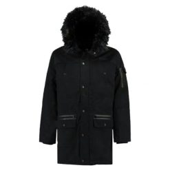 Kurtka turystyczna męska Canadian Peak Arisseak. Czarne kurtki Canadian Peak, m, bez wzorów, z bawełny, bez kaptura. W wyprzedaży za 507.99 zł.