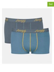 Sloggi Bokserki (2 pary) "Start" w kolorze niebieskim rozmiar: XL. Niebieskie bokserki Sloggi, xl, bez wzorów. Za 56.95 zł.