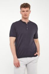 T-shirt męski z lnem LIU JO. T-shirty Liu Jo, m, bez wzorów, bez kołnierzyka, bez ramiączek. W wyprzedaży za 415.20 zł.