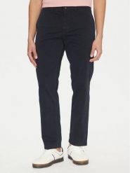 BOSS Chinosy 50534378 Granatowy Regular Fit. Niebieskie eleganckie spodnie Boss, m, z bawełny. Za 379.99 zł.